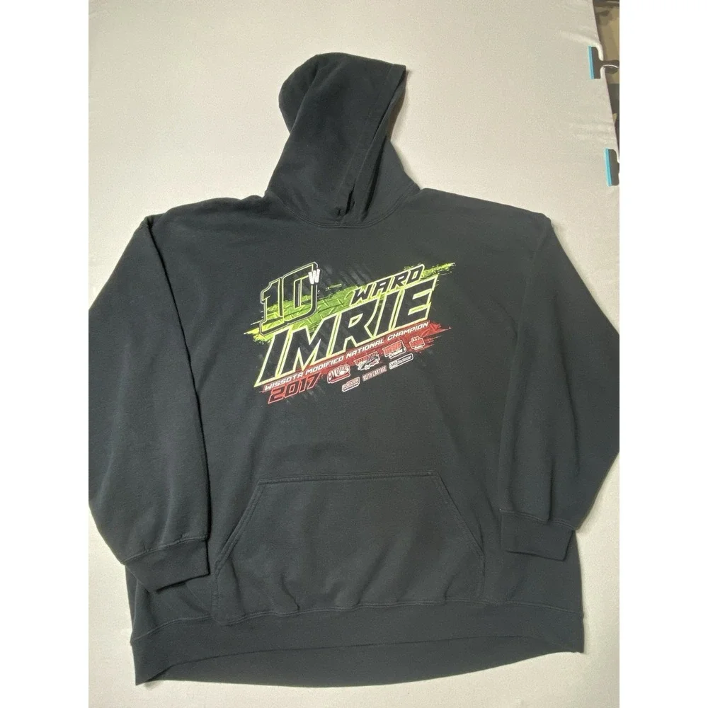 Ward Imrie 10W Hoodie 3XL 2017 WISSOTA Modified Champion Dirt Track Racing